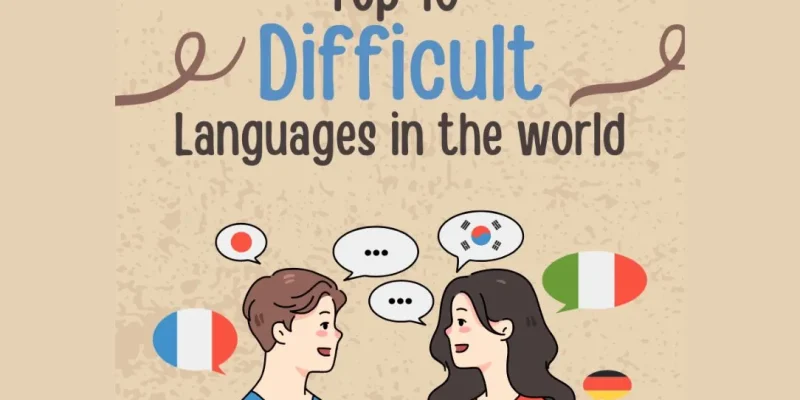Top 10 Hardest Languages to Learn